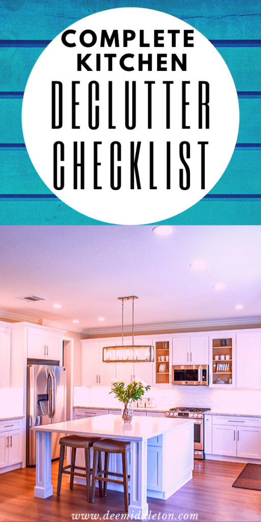 FREE KITCHEN DECLUTTER CHECKLIST