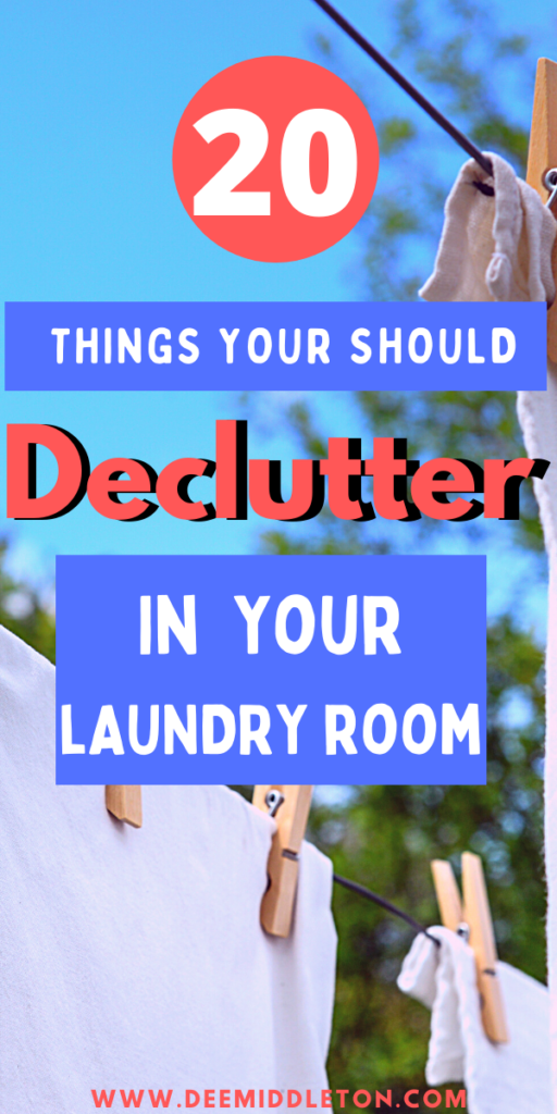 Laundry Room Declutter Series