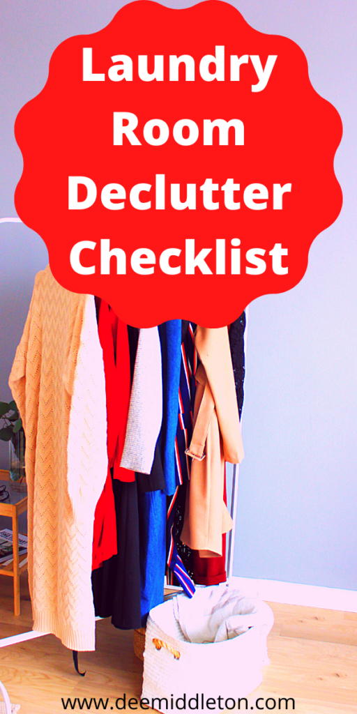 LAUNDRY ROOM AND PATIO DECLUTTER CHECKLIST