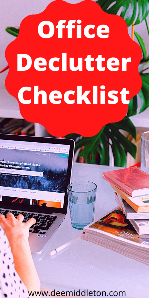 OFFICE DECLUTTER CHECKLIST
