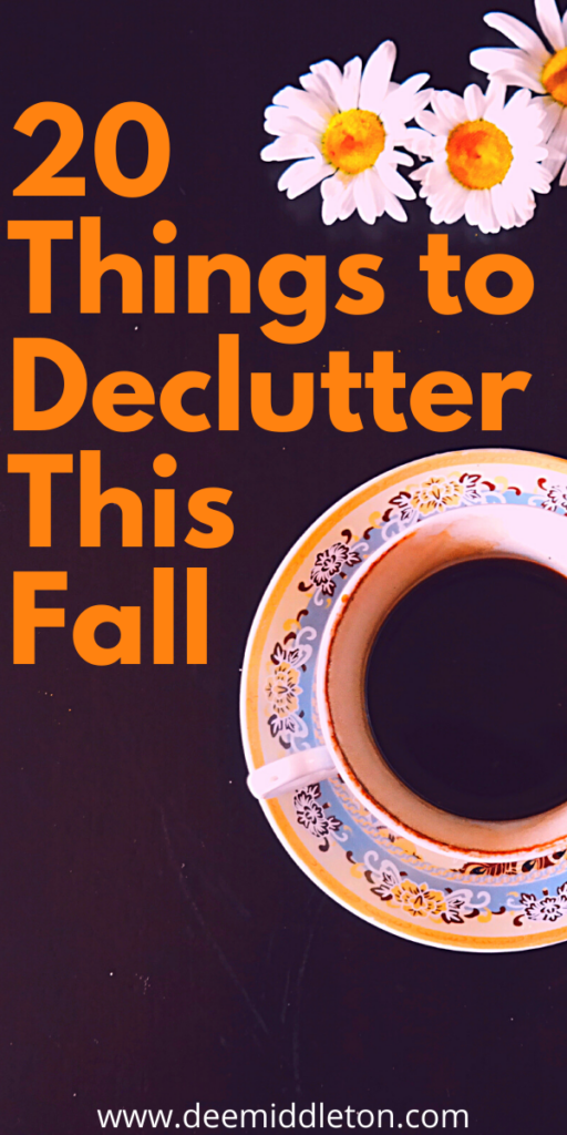 decluttering