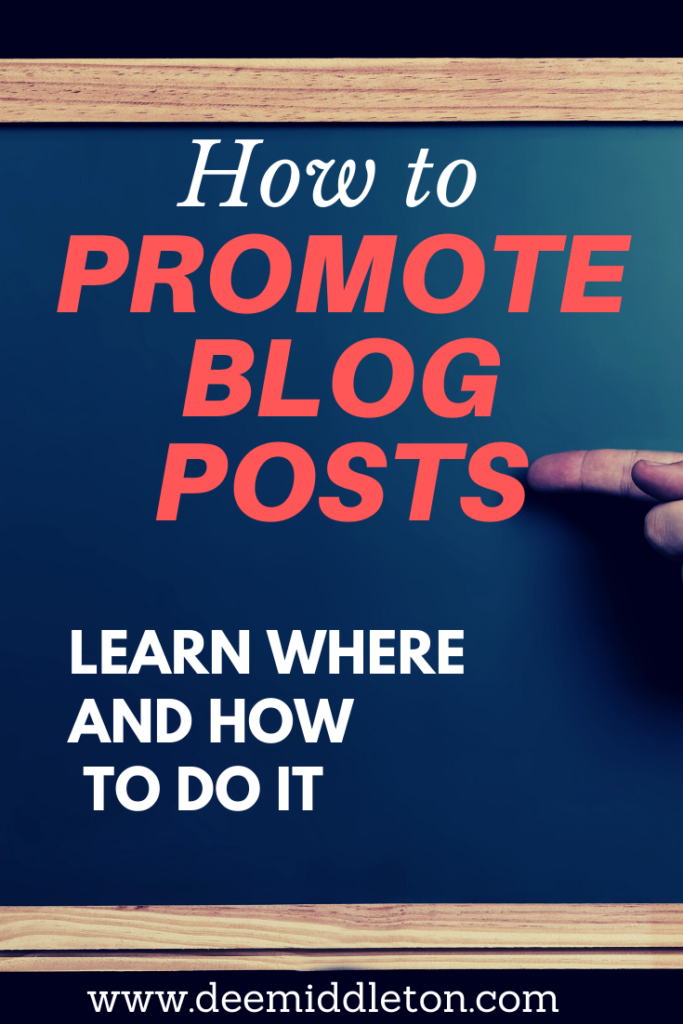 how to promote blog posts