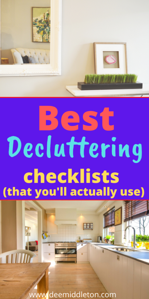 Best Decluttering Checklists (that you'll actually use)
