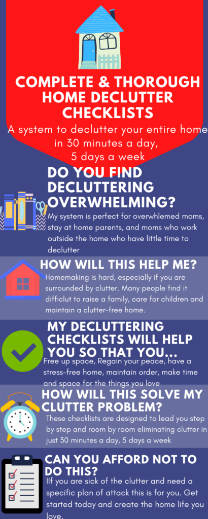 decluttering plan