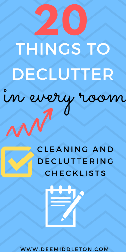 How to Declutter Your House and Keep it Organized - declutter in a weekend, bedroom organization closet, declutter your home in 30 days, bedroom declutter challenge, declutter house checklist, tips for decluttering home