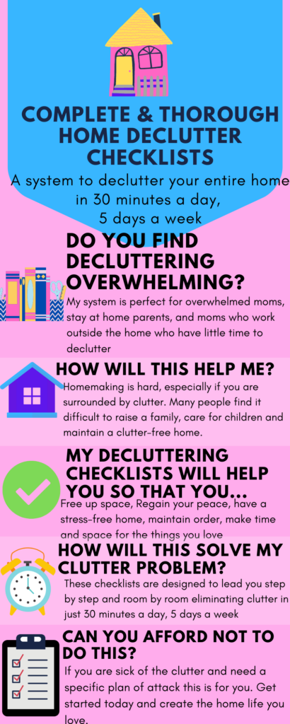 laundry room declutter.
