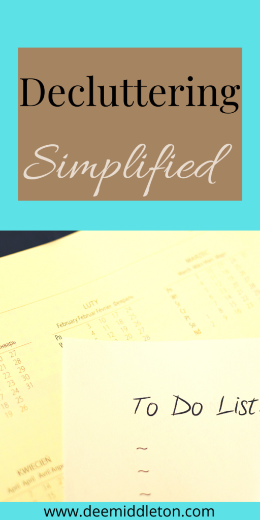 decluttering simplified