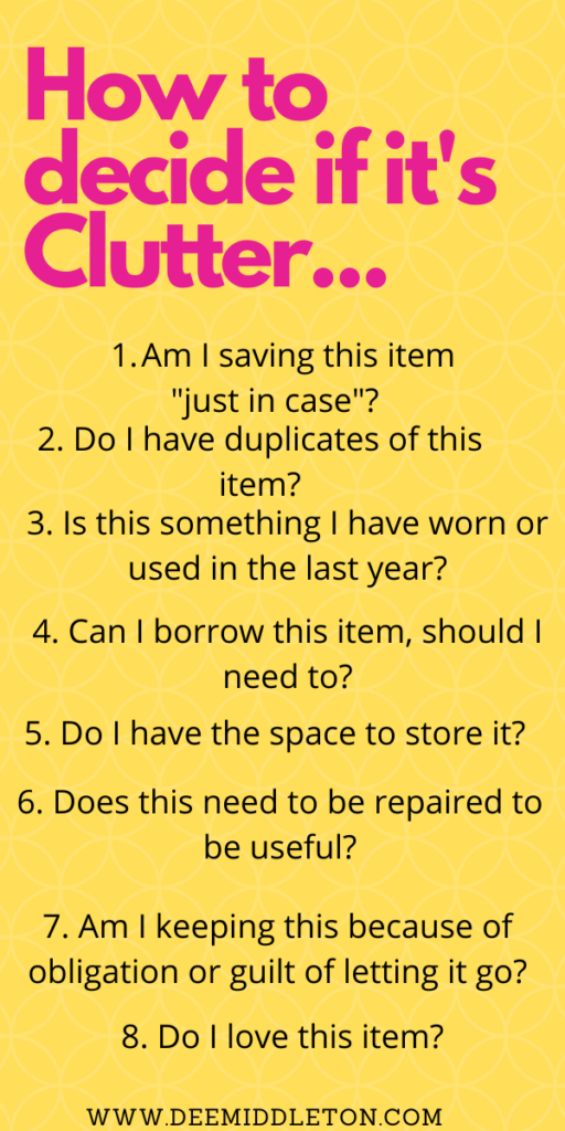 What Does Decluttering Mean?