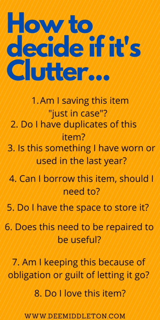 simple decluttering hacks