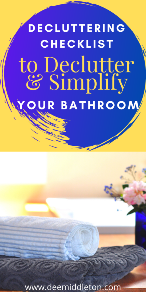 Decluttering Checklist for Your Bathroom