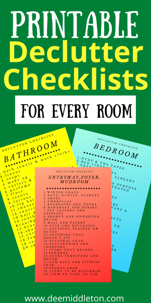 100 Things to Declutter - Declutter AestheticDeclutter ScheduleOrganization ChecklistWays To Declutter Your HomeThings To DeclutterDecluttering ChallengeDecluttering HomeDeep Cleaning HacksDecluttering Inspiration