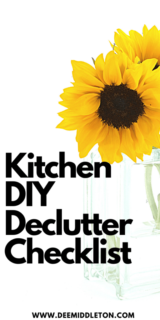 Kitchen DIY Declutter Checklist - Home Clutter SolutionsDeclutter Kitchen ChecklistHow To Declutter Kitchen CountersKitchen Decluttering TipsKitchen Tidy IdeasDeclutter Kitchen CountersKitchen Decluttering StrategiesKitchen Reorganization IdeasKitchen Organization Checklist