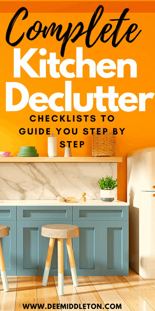 complete kitchen declutter