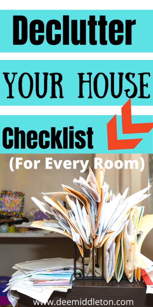 Declutter House Checklist