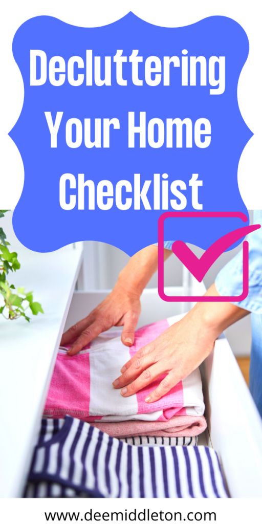 Decluttering Your Home Checklist