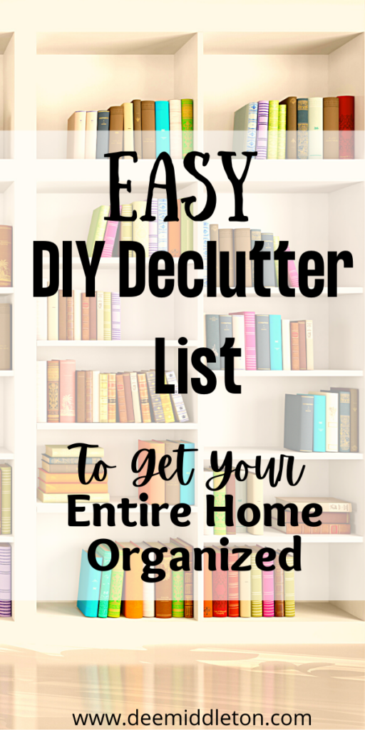 diy declutter list
