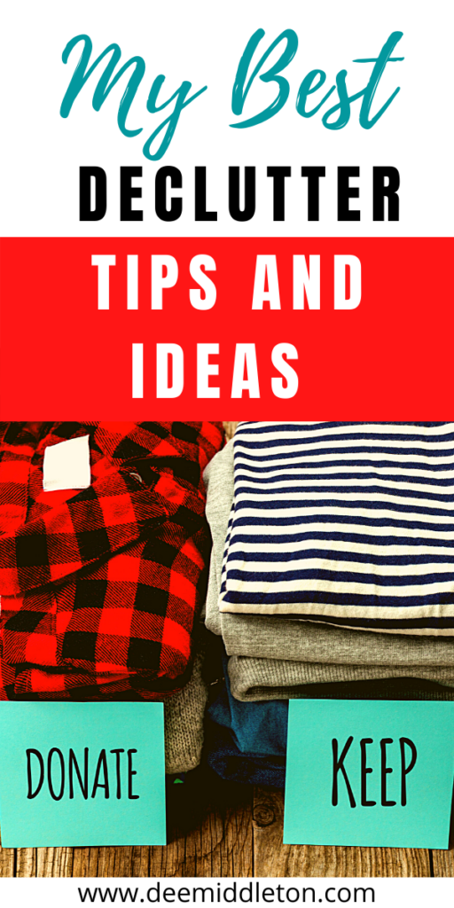 declutter tips and ideas