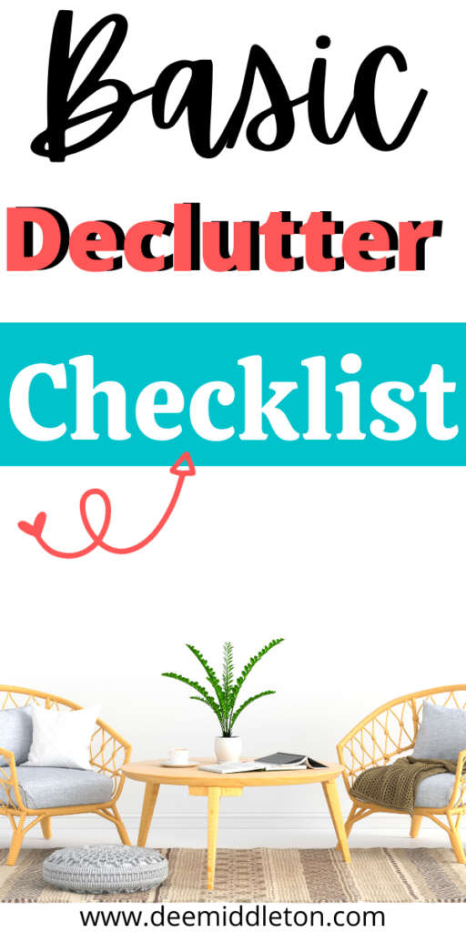 Basic Declutter Checklist