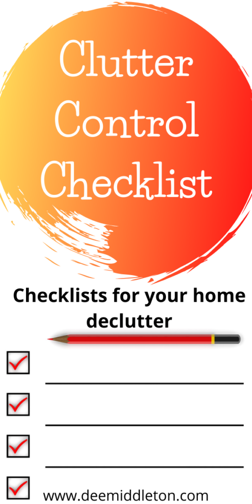 Clutter Control Checklist
