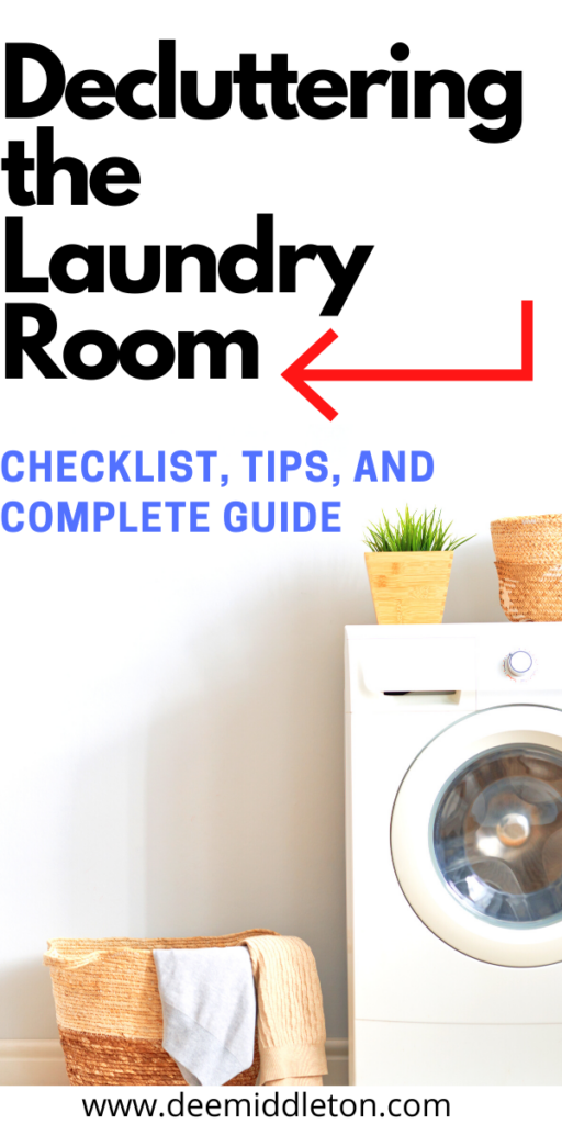 Decluttering the Laundry Room