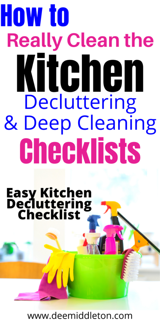 Easy Kitchen Decluttering Checklist
