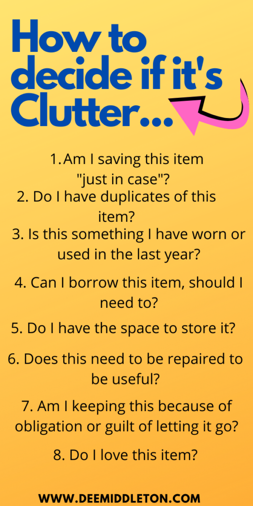 decluttering techniques