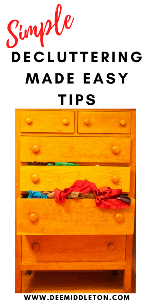 Decluttering Made Easy Tips