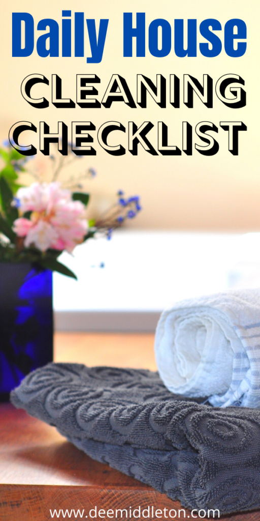 Daily House Cleaning Checklist