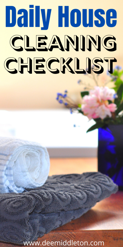 Daily House Cleaning Checklist