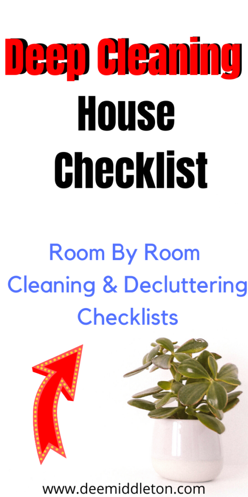 Deep Cleaning House Checklist