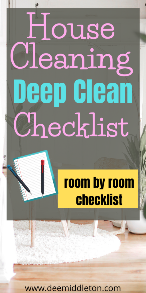 House Cleaning Deep Clean Checklist