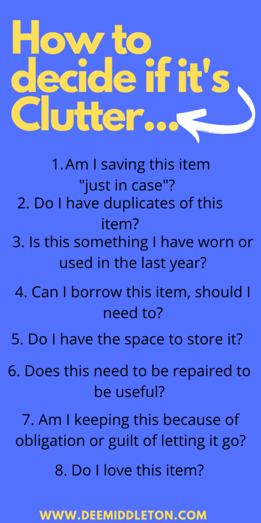 Declutter Calendar