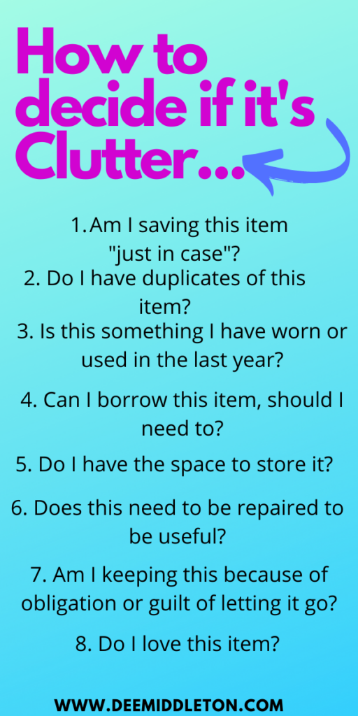 Declutter Your Home Printable Checklist