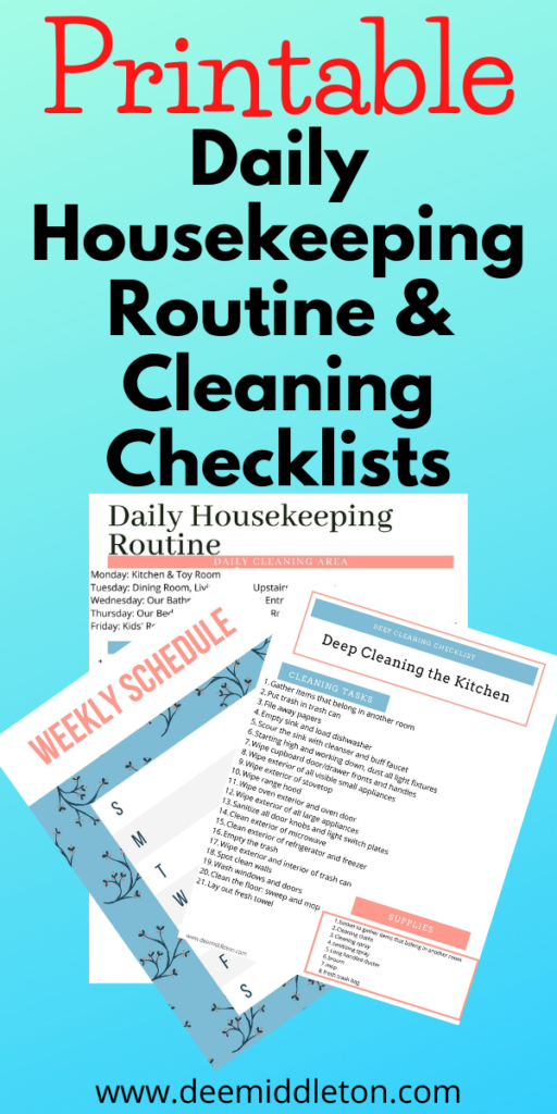 Declutter Your Home Printable Checklist
