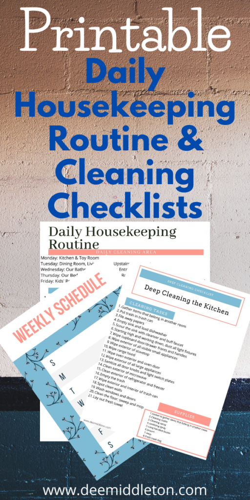 Clean a Messy House Checklist