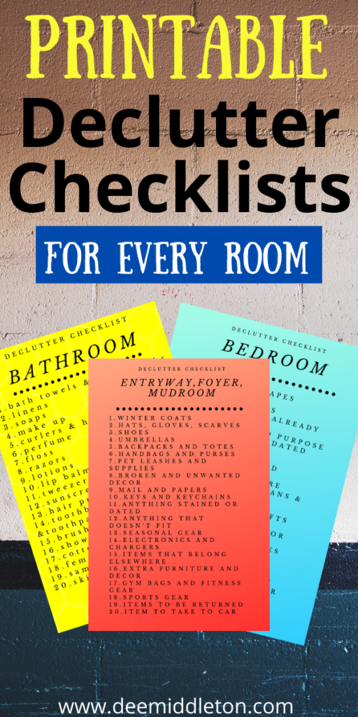 Clean a Messy House Checklist