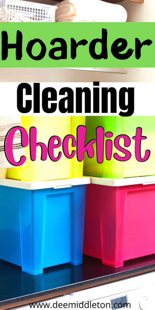 Hoarder Cleaning Checklist