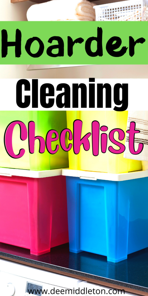 Hoarder Cleaning Checklist