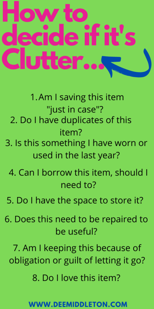 Hoarder Cleaning Checklist