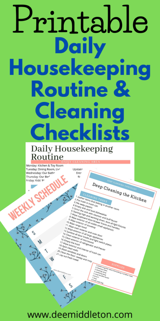 Hoarder Cleaning Checklist