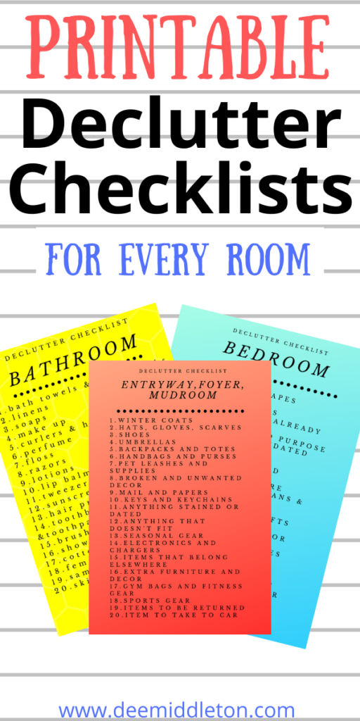 Declutter, Organize, and Simplify