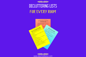 Decluttering Lists