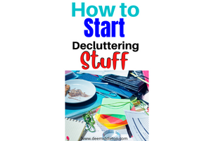 Decluttering Stuff