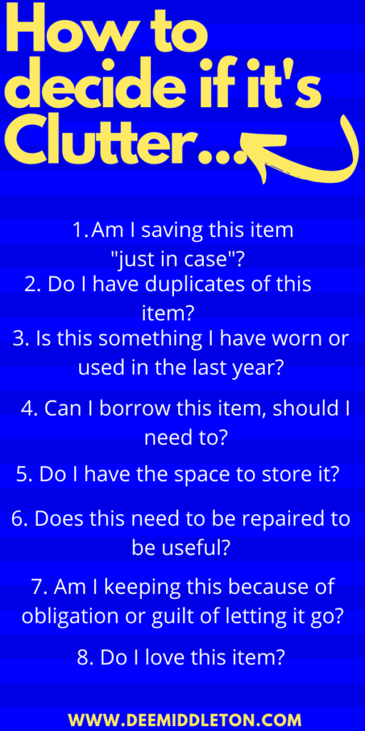 Decluttering Method