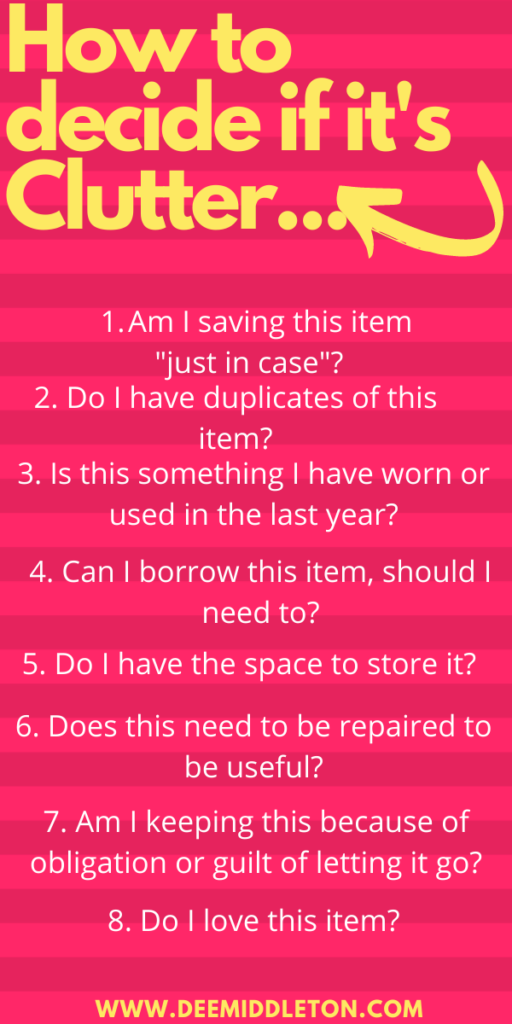 Decluttering Fast
