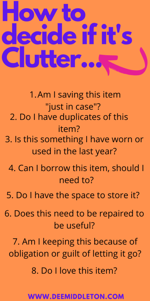 Decluttering Blog