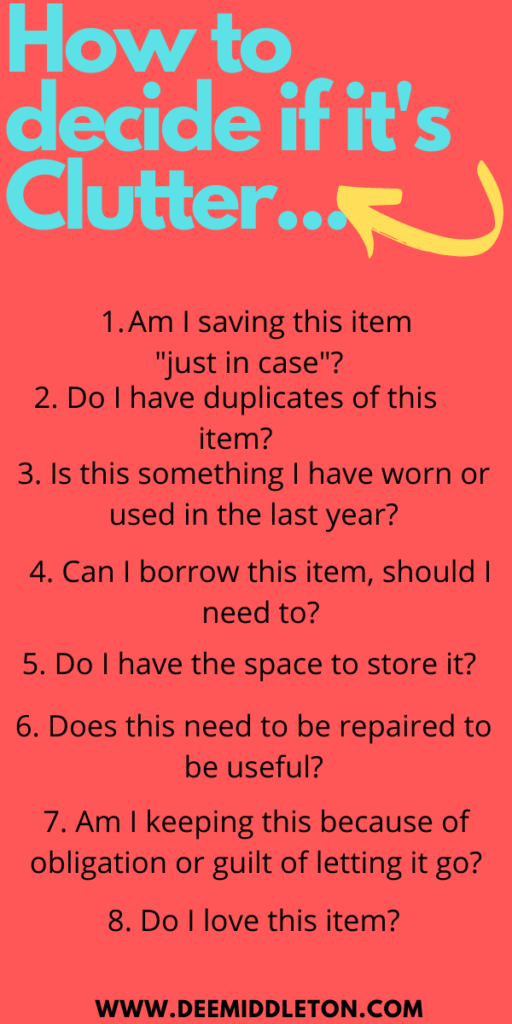 Decluttering House Tips