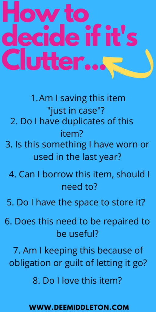 Downsizing and Decluttering 