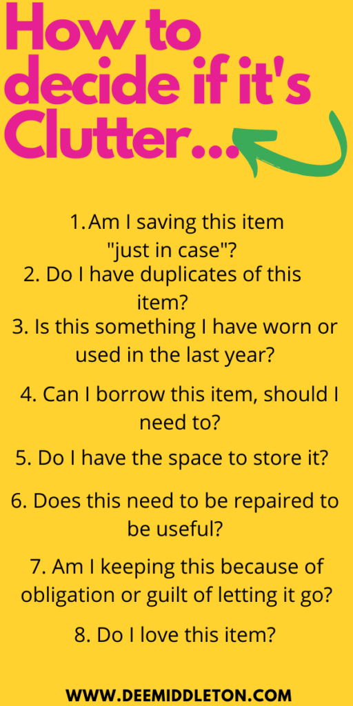 Decluttering Benefits