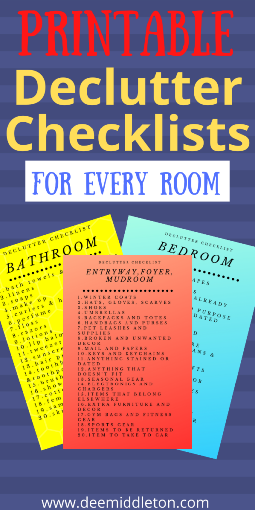 Declutter the Bathroom